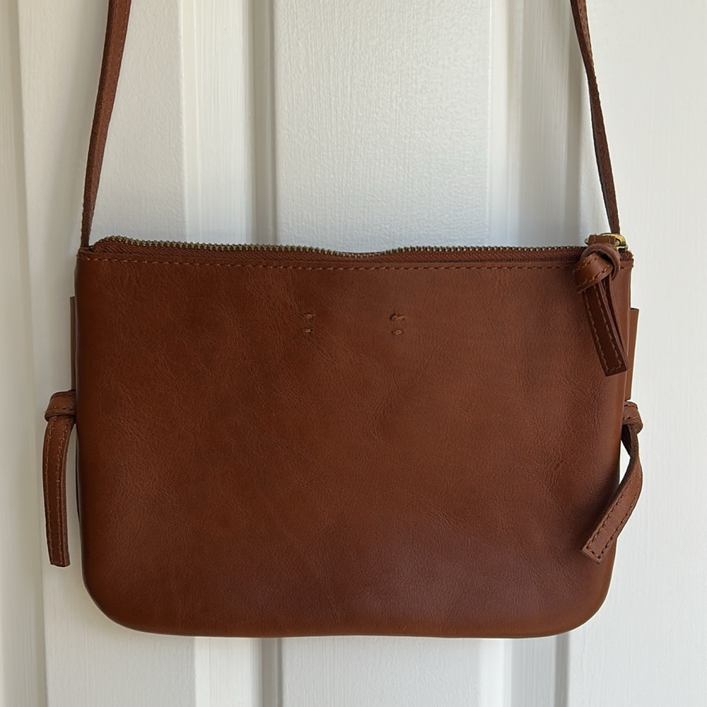 NWT Madewell The Knotted Crossbody Bag Leather/Rustic Twig - Picture 10 of 16